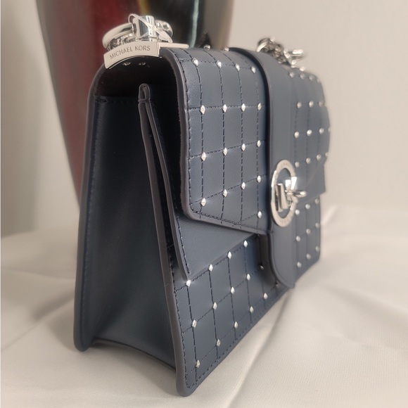 Michael Kors Greenwich Stud Small Convertible Crossbody Bag